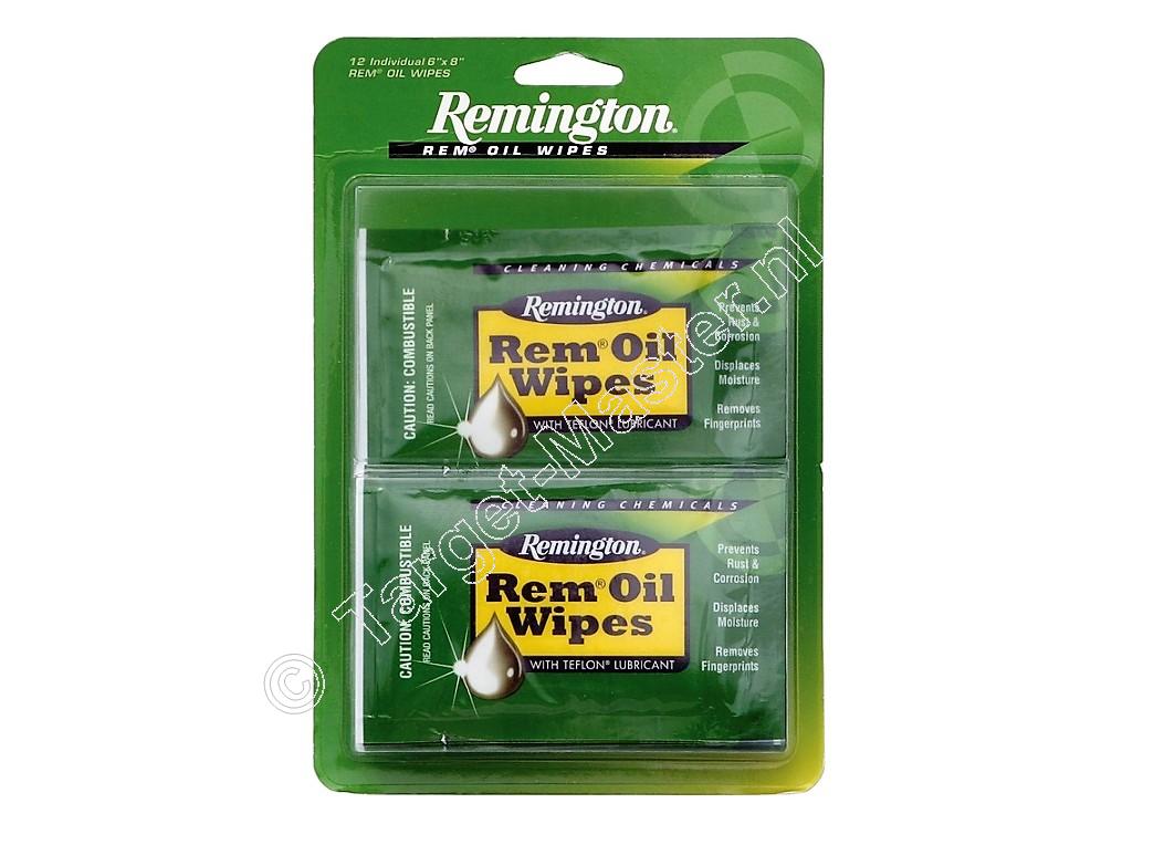 Remington REM OIL WIPES 15x20 centimeter inhoud 12 stuks